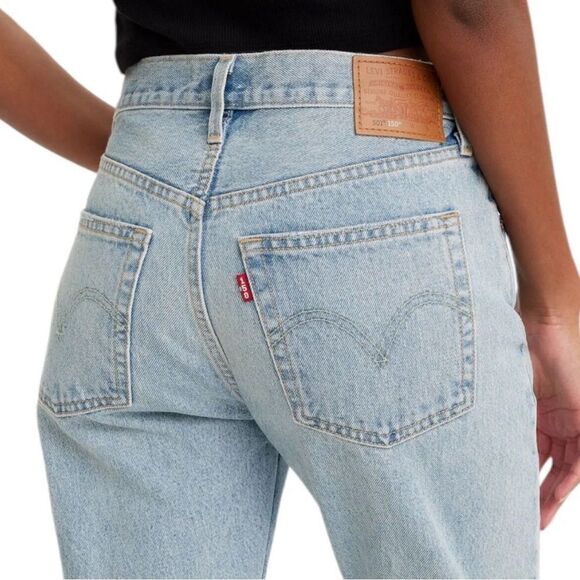 Levi's Denim - Sz 29x28"/8 Levi's Vintage 501 Skinny Distressed Jeans Preloved $118 MSRP